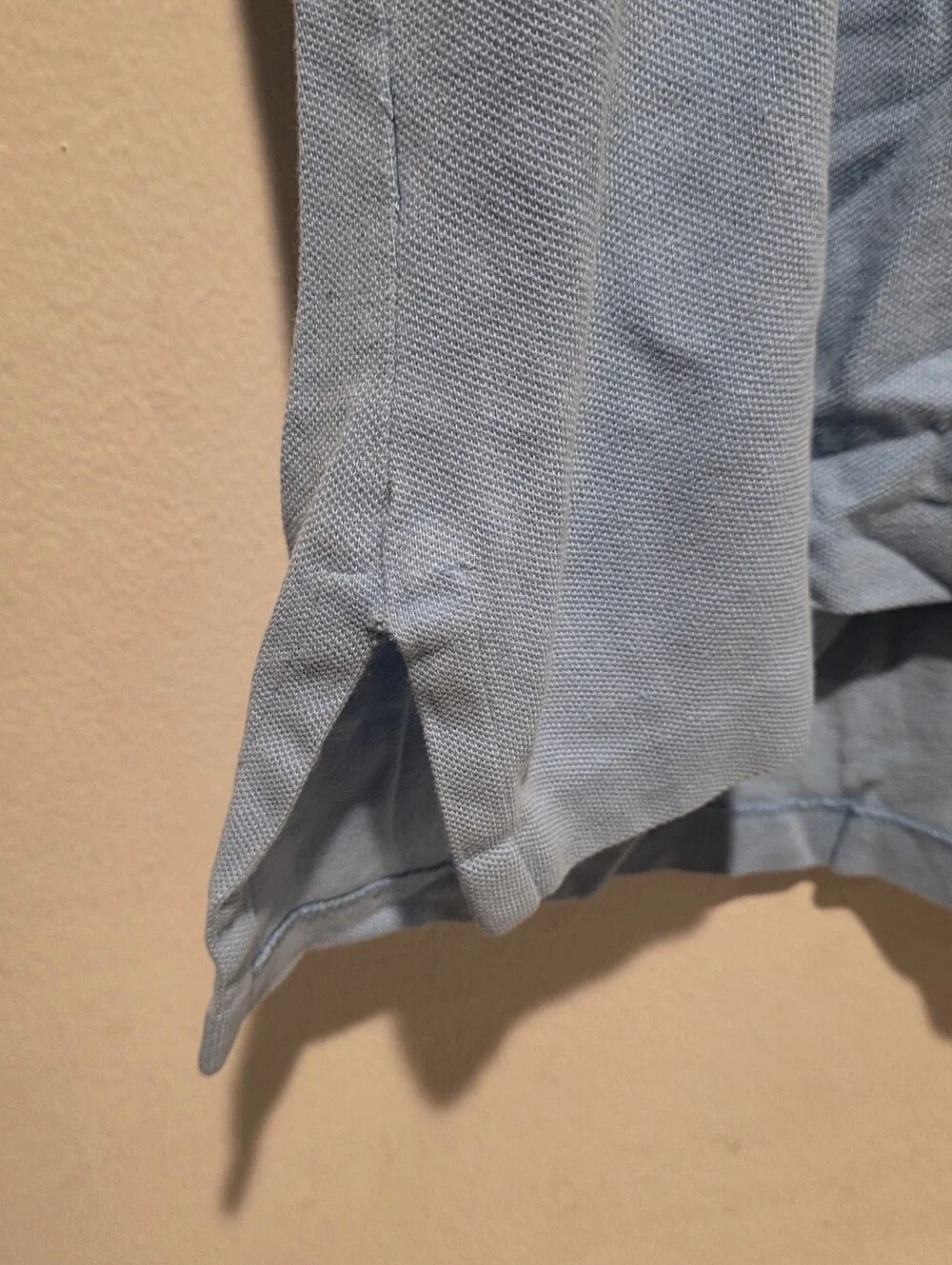 Polo Ralph Lauren Custom Fit Light Blue Polo Shirt Yellow Pony Men's Size Xl